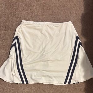 Nike Women's Golf Skort in Cream Navy Black Accents